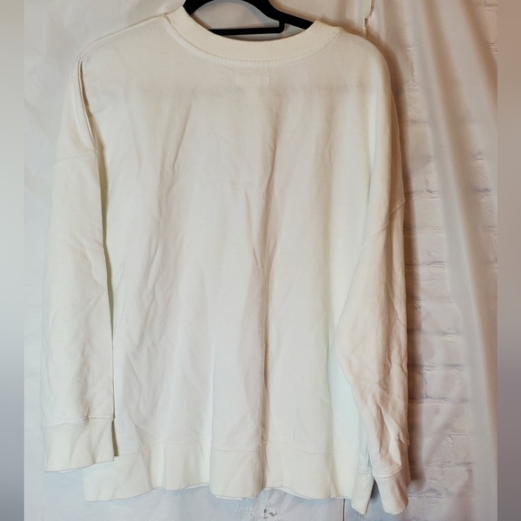 BP Sweatshirt In Size 1x Time For Growth In Off White Nwot In Organic Cotton - Picture 3 of 5